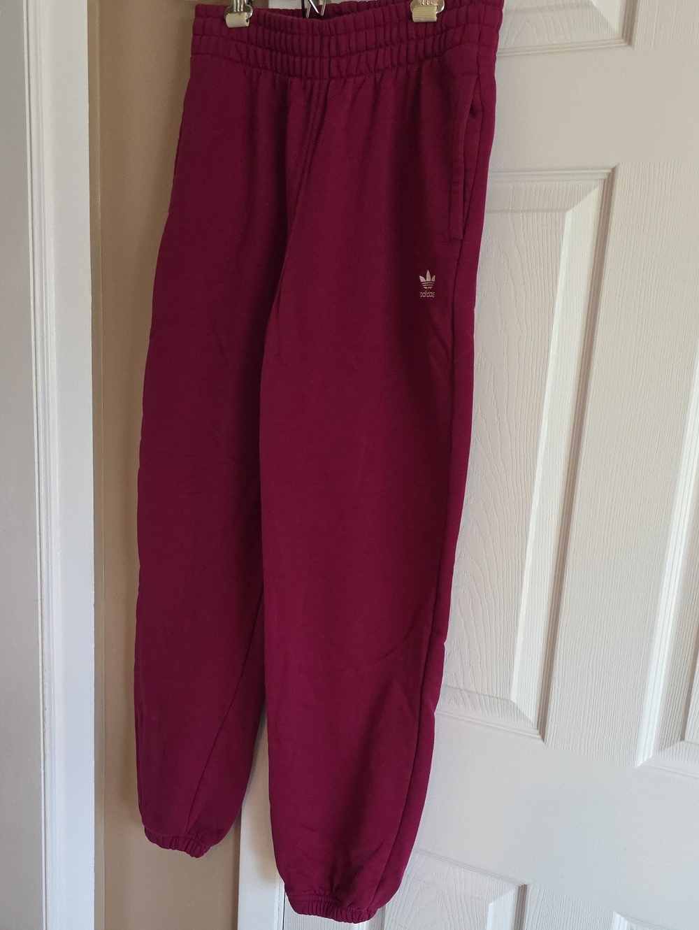 adidas Women's Burgundy Jogger Size M Sweatpants